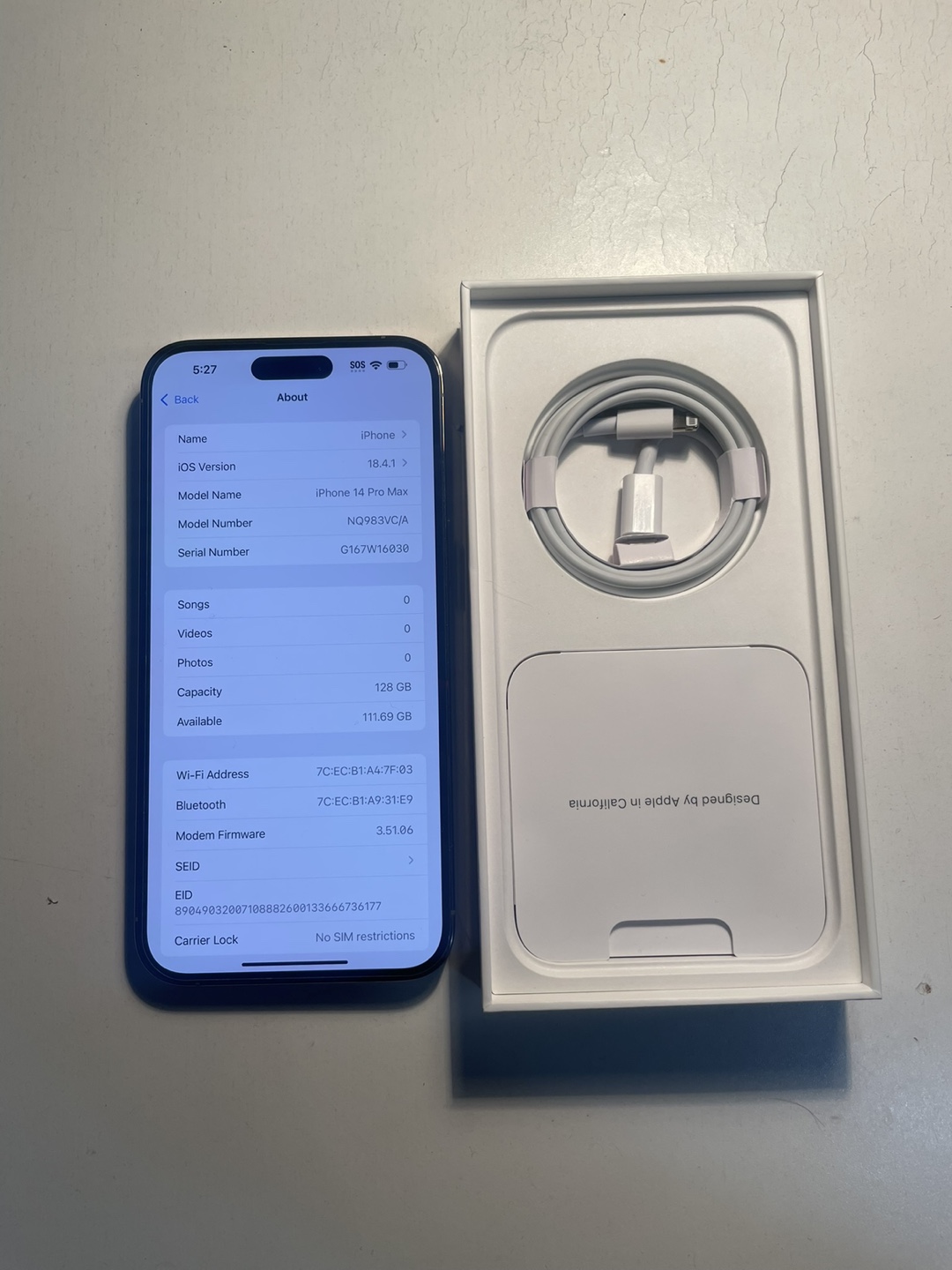 iPhone 14 Pro Max 128GB - Like New