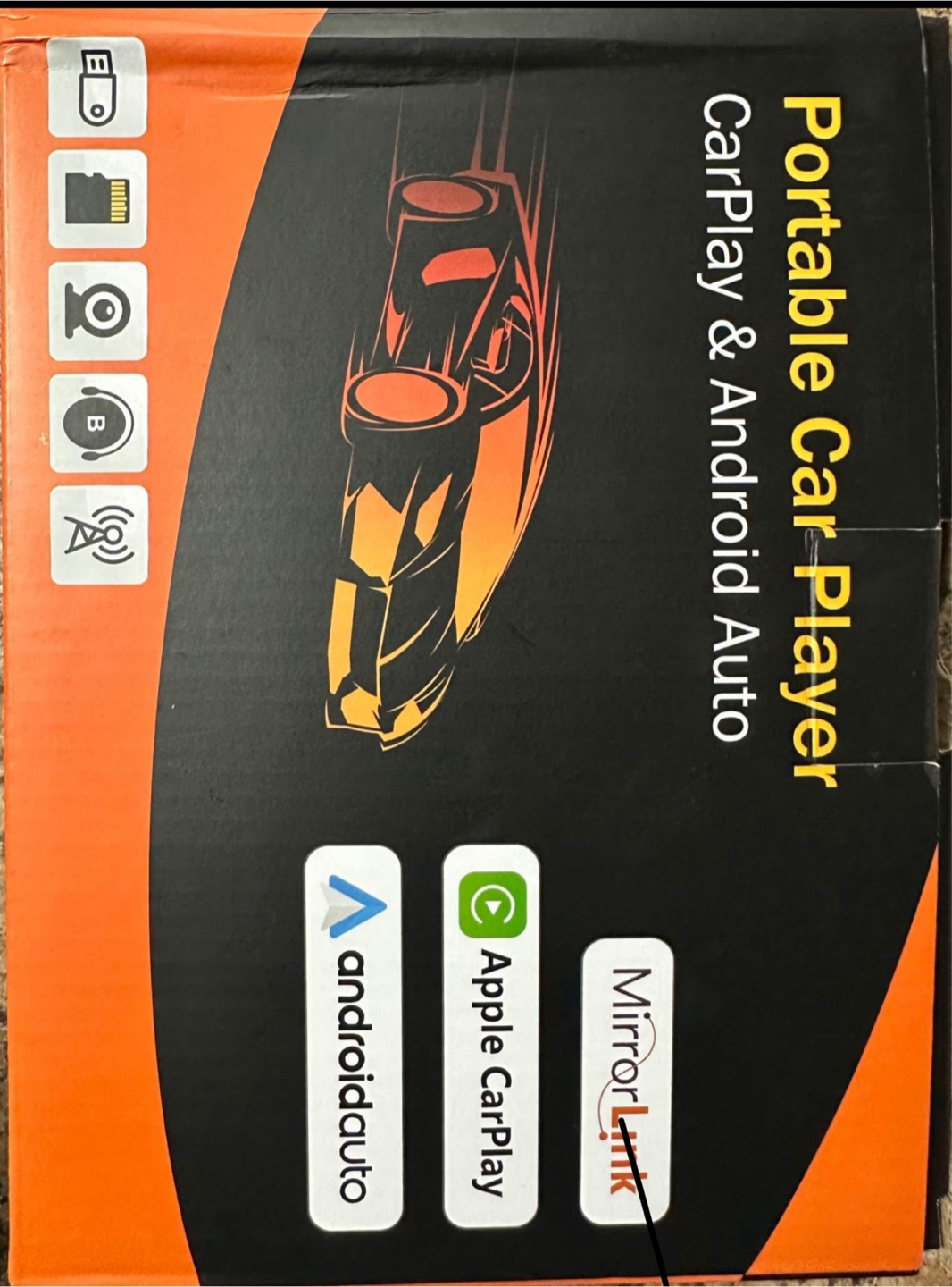 Thebestvox Portable Car Player with CarPlay & Android Auto