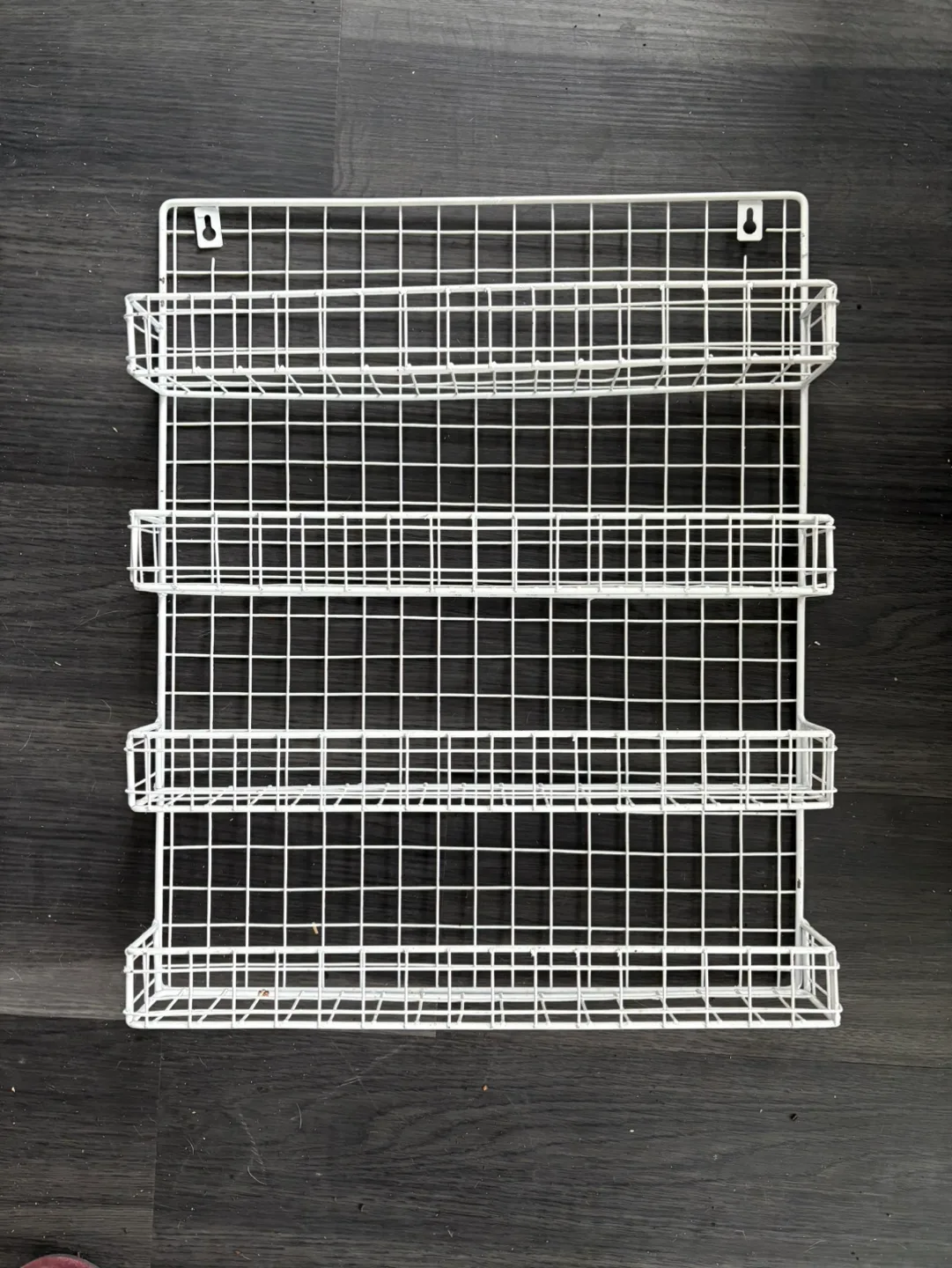 White Metal Spice Rack Organizer thumbnail