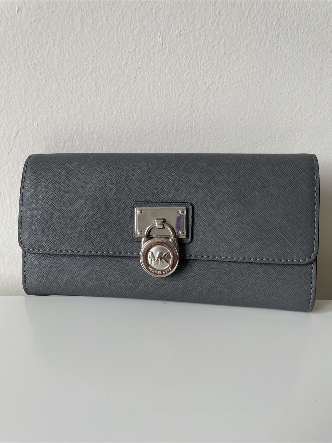 Michael Kors Grey Leather Wallet
