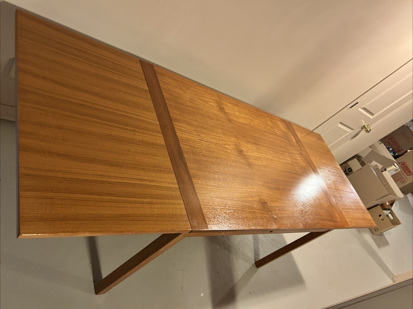 Mid-Century Modern Extendable Teak Dining Table - photo 2