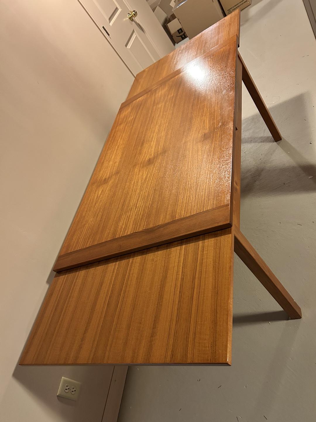 Mid-Century Modern Extendable Teak Dining Table - photo 3
