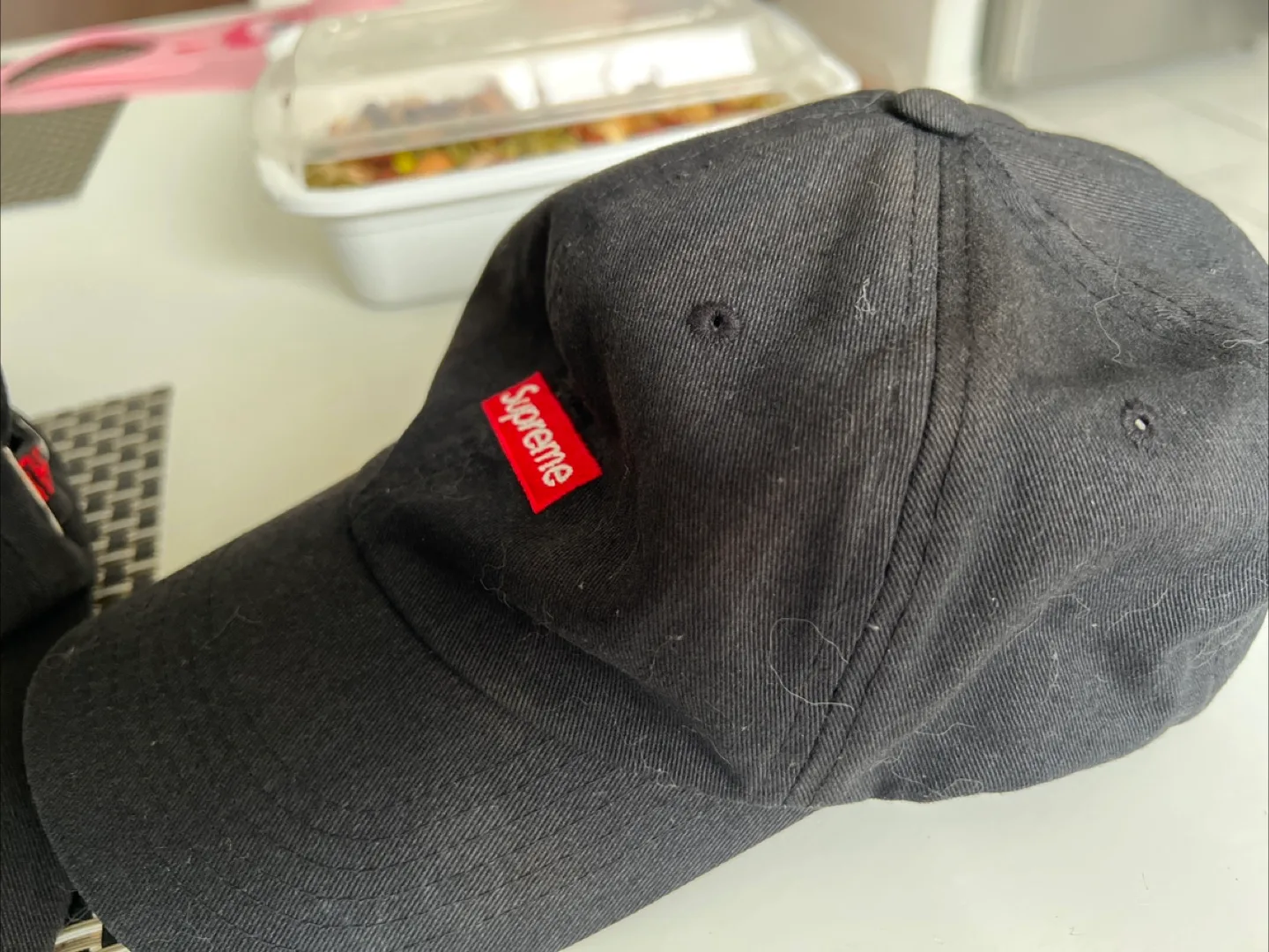 Black Supreme Baseball Cap image indicator(2)