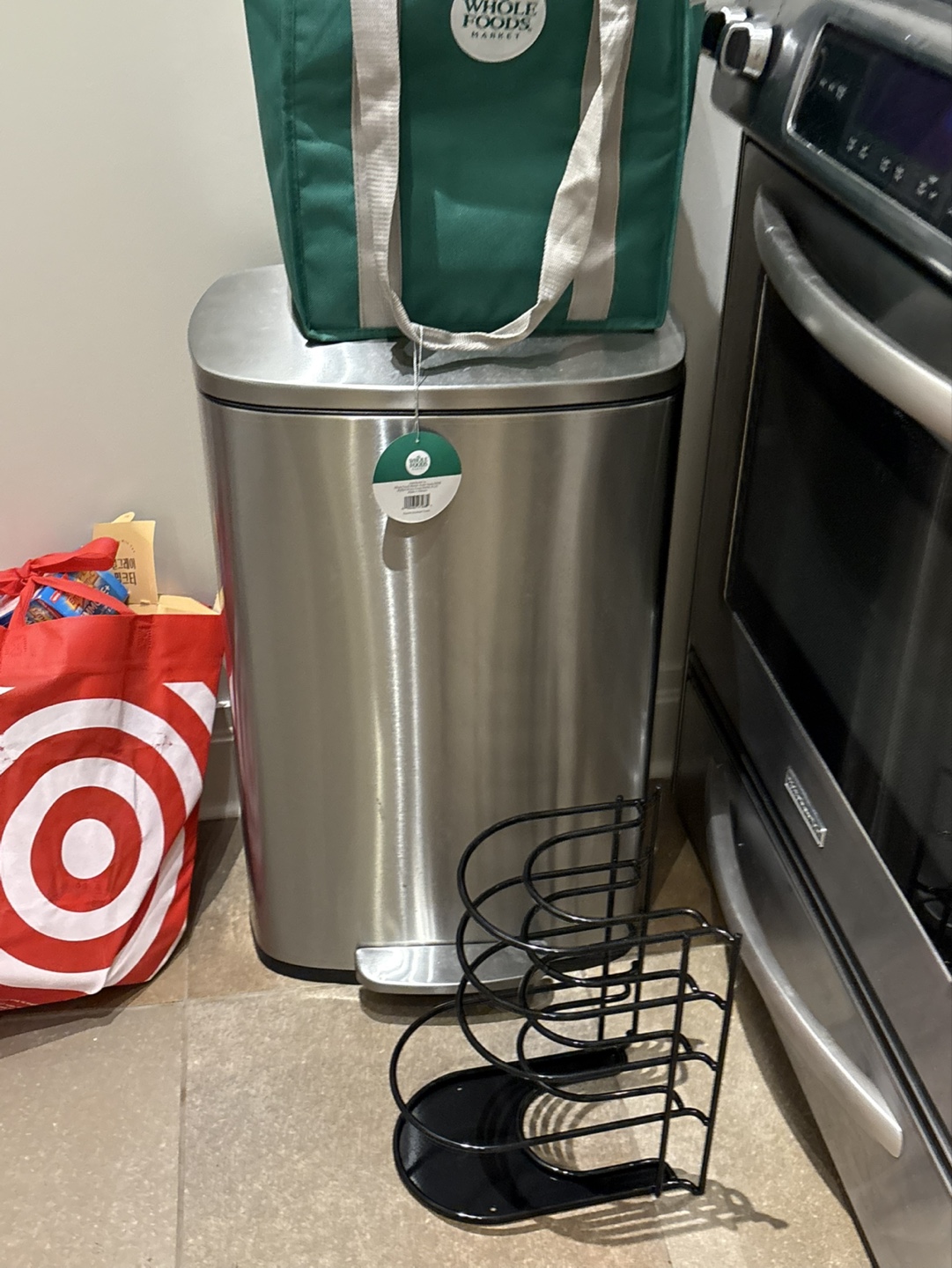 Stainless Steel Step Trash Can