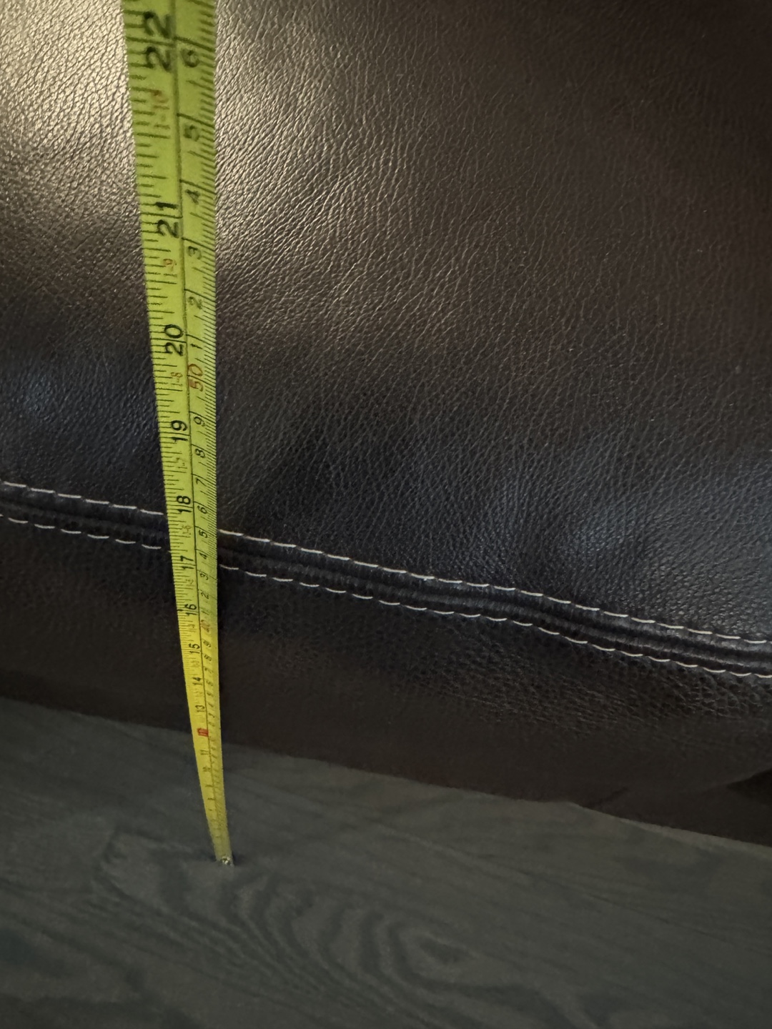 Brown Leather Loveseat - photo 5