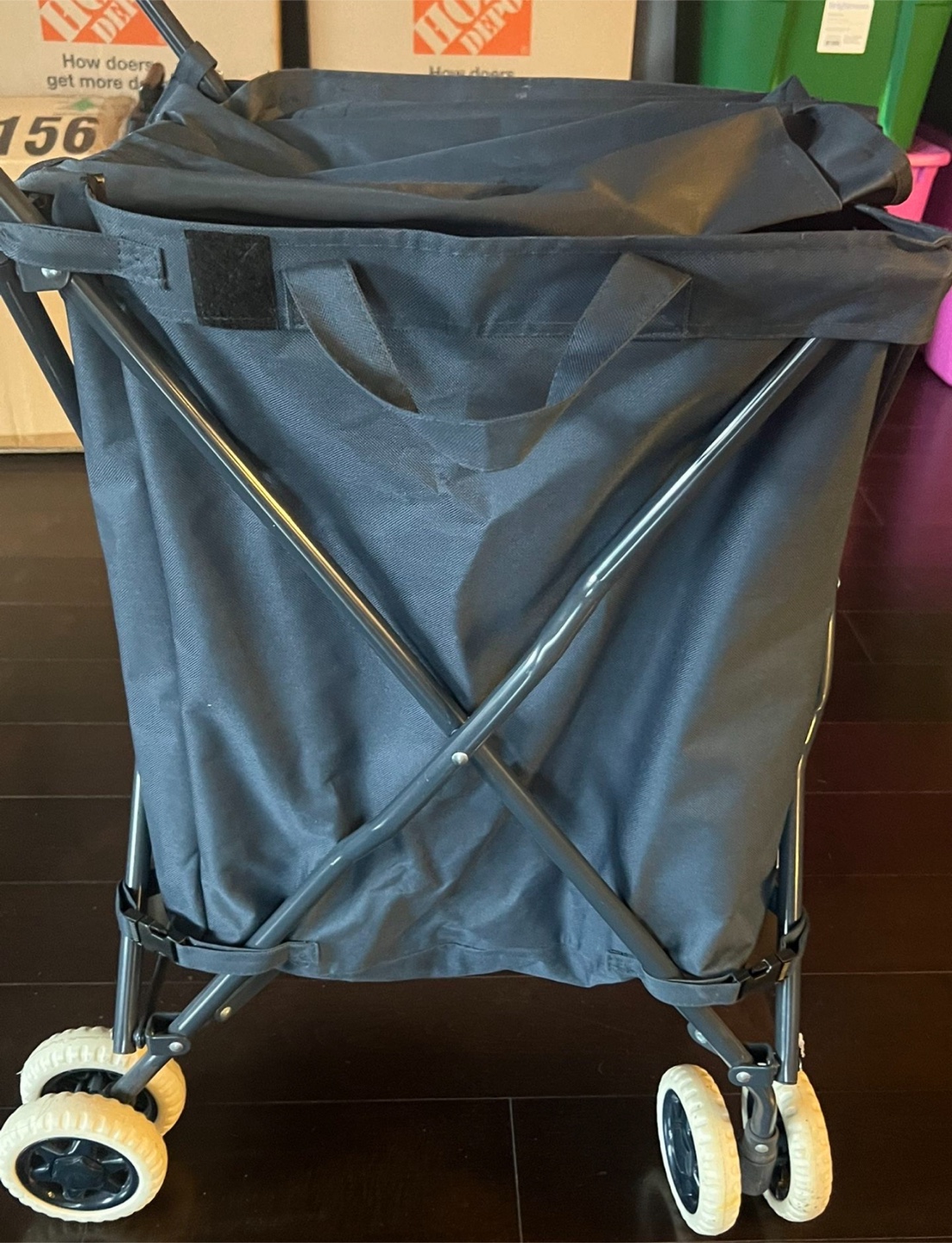 Foldable utility shopping cart - photo 3