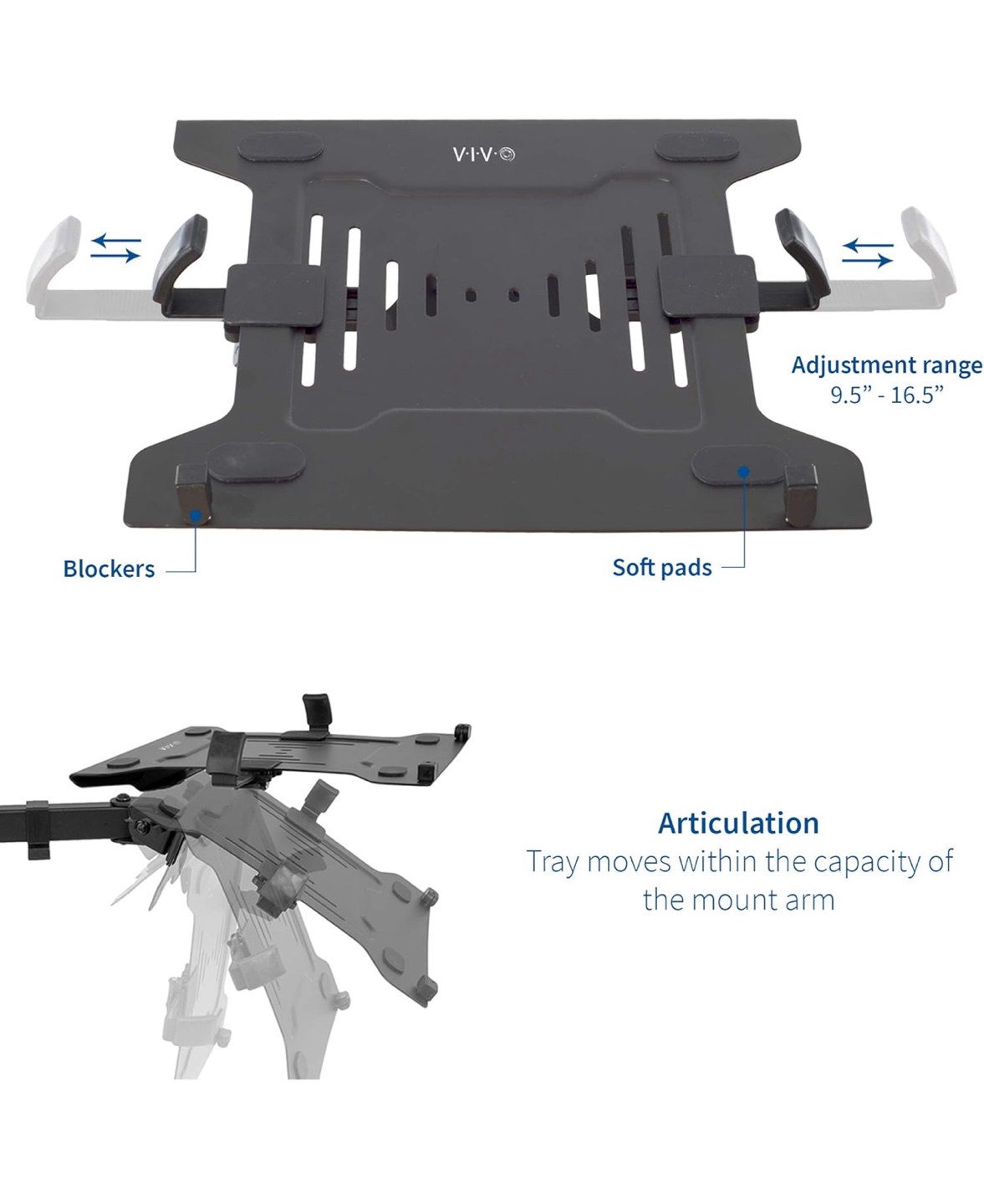 VIVOTEK VESA Compatible Laptop Tray Holder - photo 3