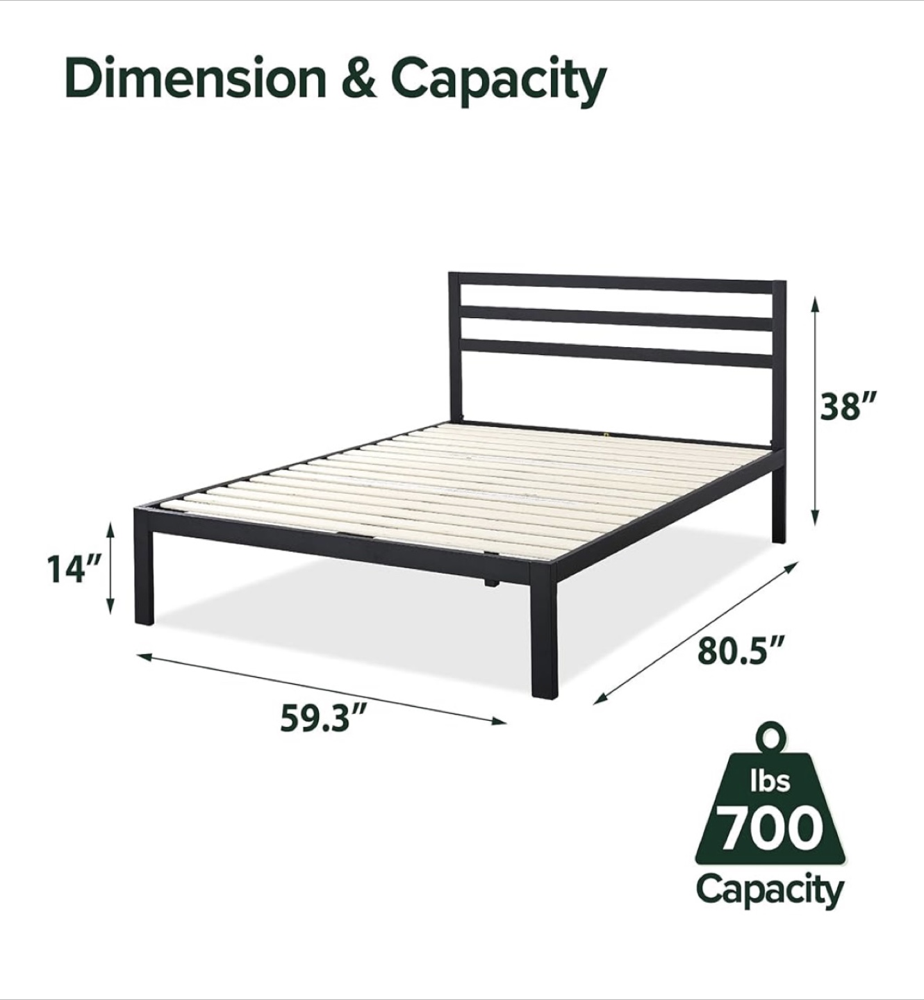 Queen Metal Bed - photo 4