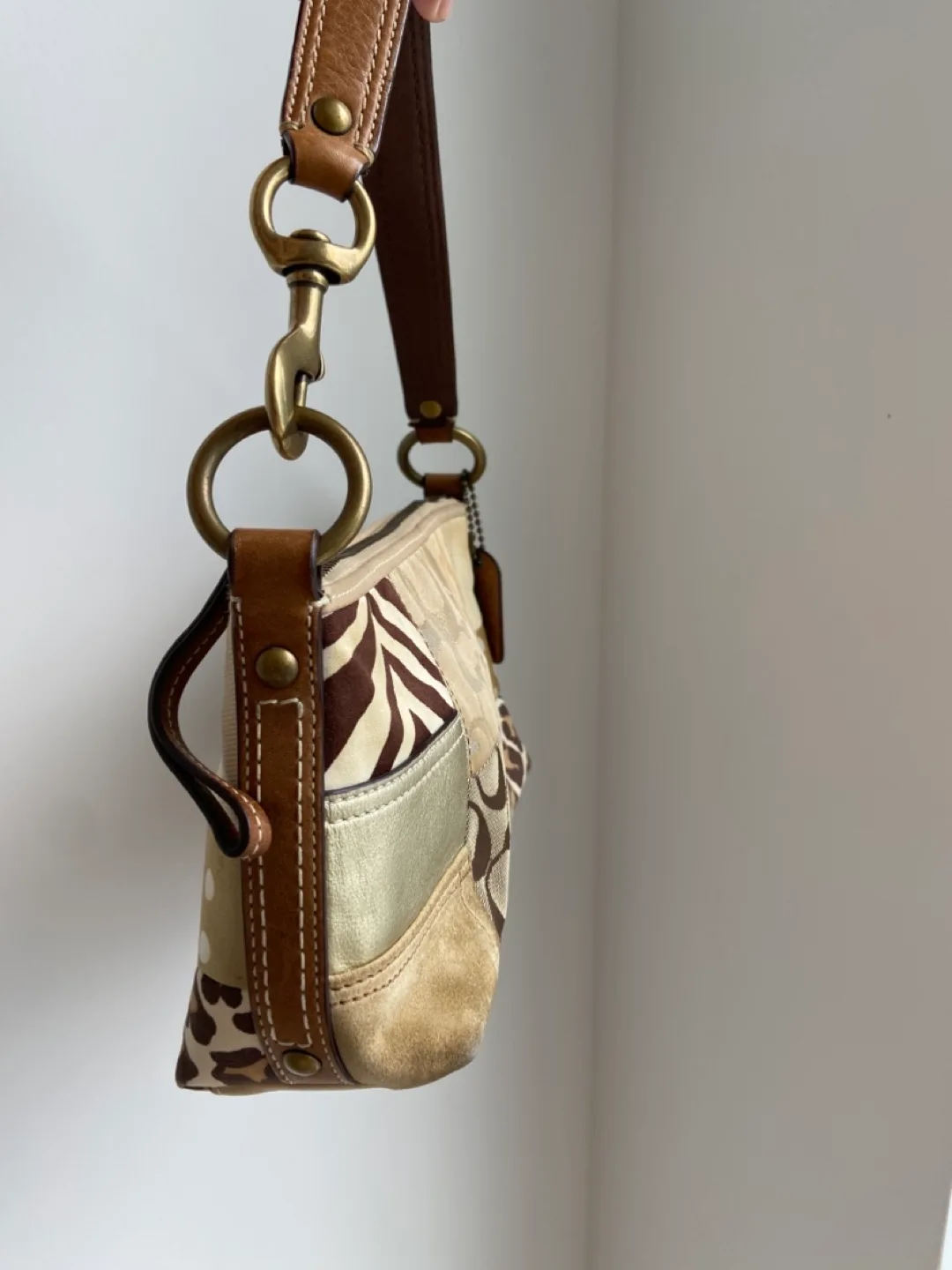 Coach Patchwork Shoulder Bag image indicator(4)