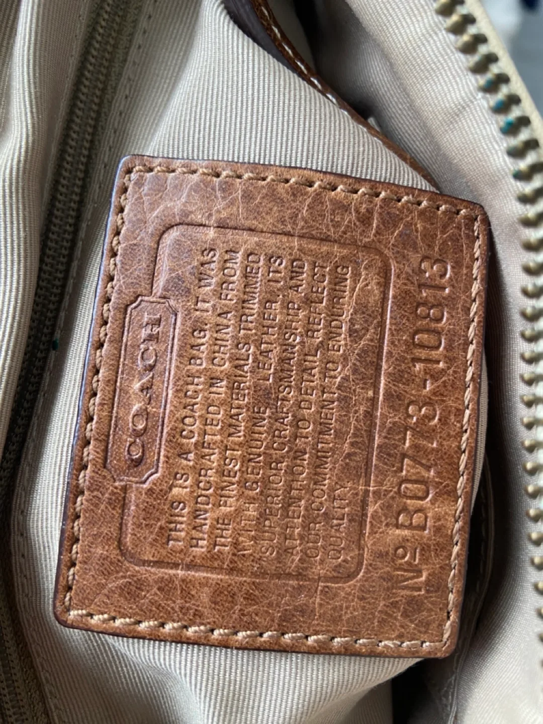 Coach Patchwork Shoulder Bag image indicator(6)