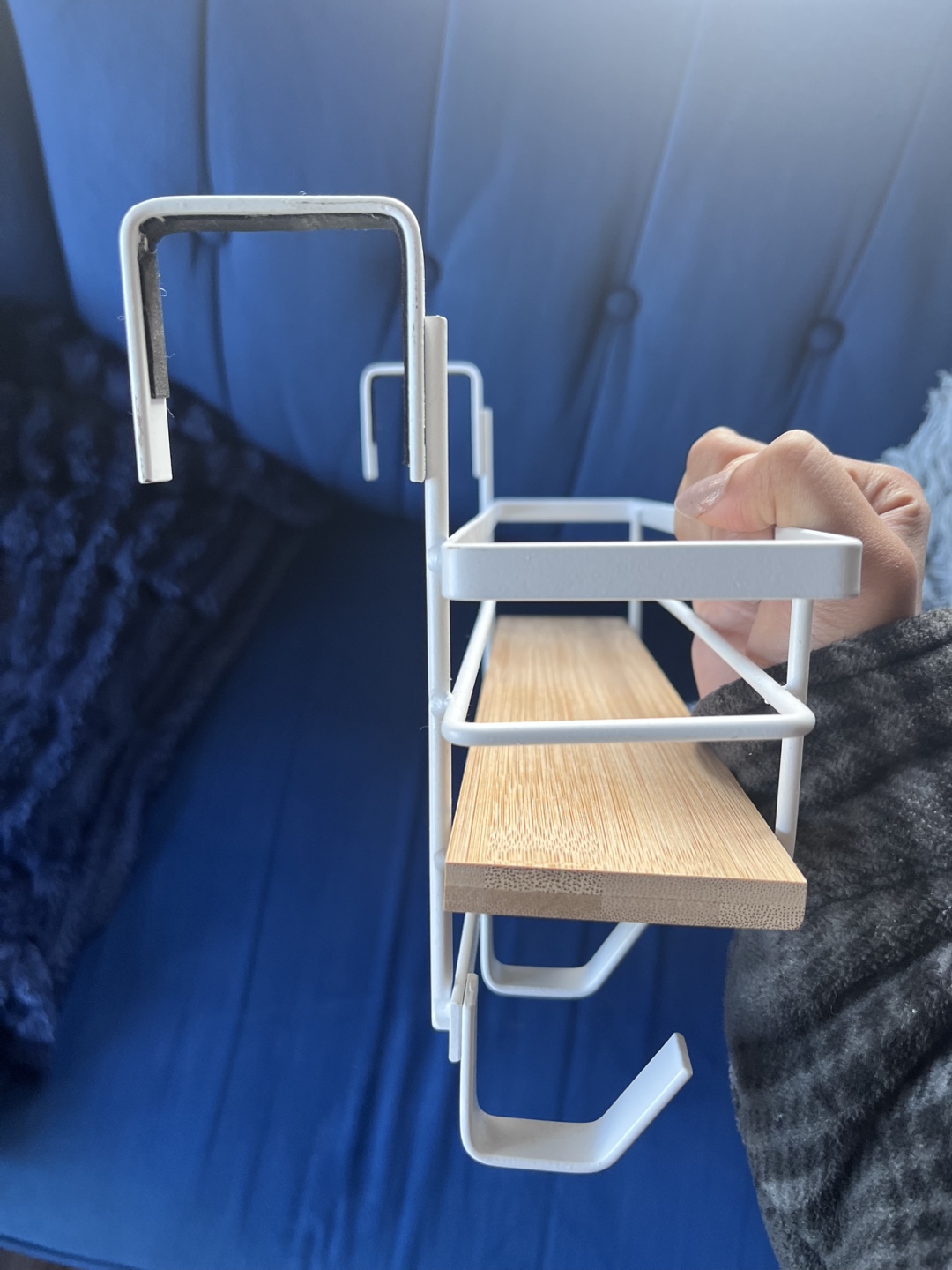 Over-the-Door Organizer with Hooks and Shelf - photo 2