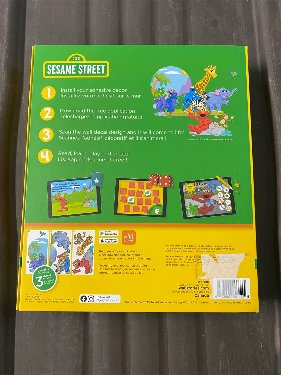 Sesame Street Elmo Goes to the Zoo Interactive Wall Decor 🧡 image indicator(2)