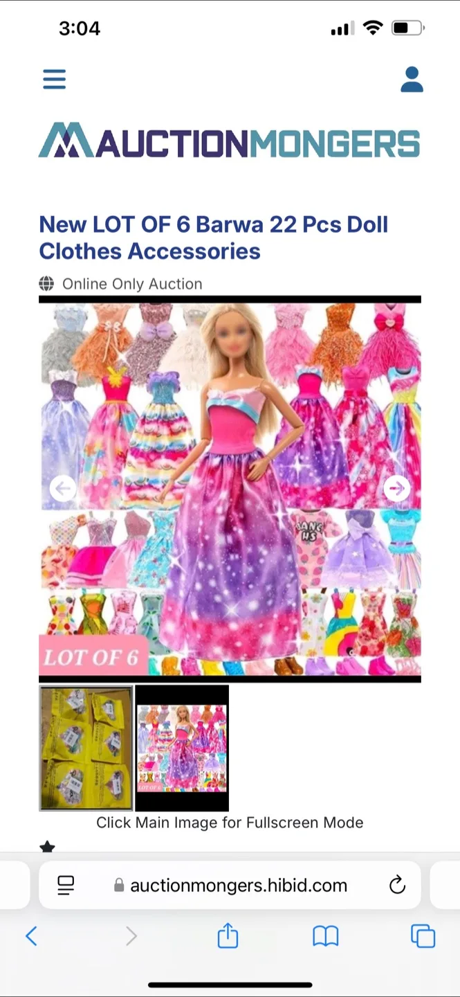 Barwa Barbie Doll Clothes & Accessories- 1 of each image indicator(3)