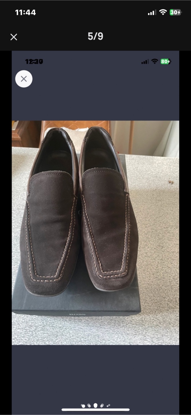 Hugo Boss Brown Suede Loafers - Size 42 EU - photo 4