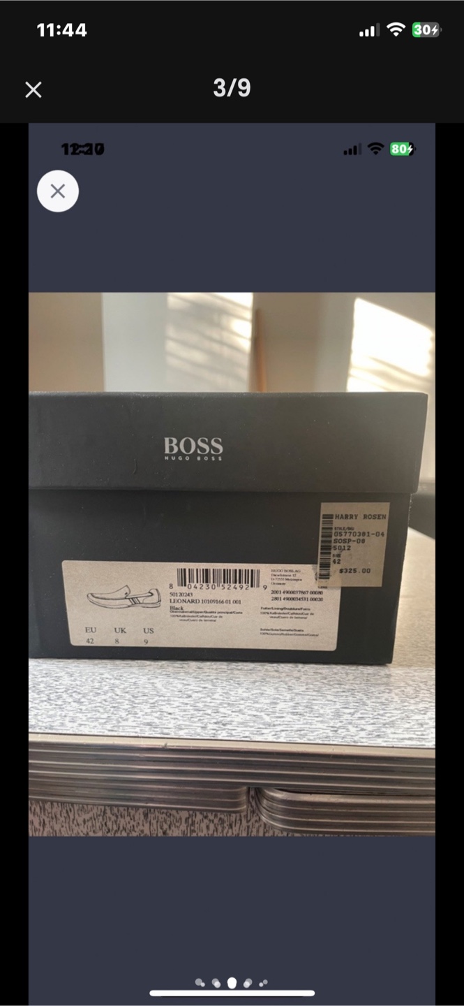 Hugo Boss Brown Suede Loafers - Size 42 EU - photo 2