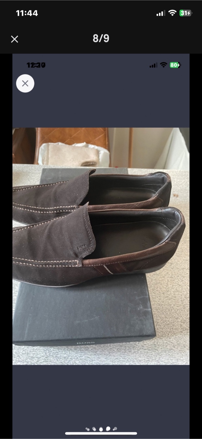 Hugo Boss Brown Suede Loafers - Size 42 EU - photo 5