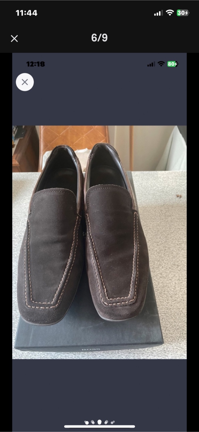 Hugo Boss Brown Suede Loafers - Size 42 EU - photo 3