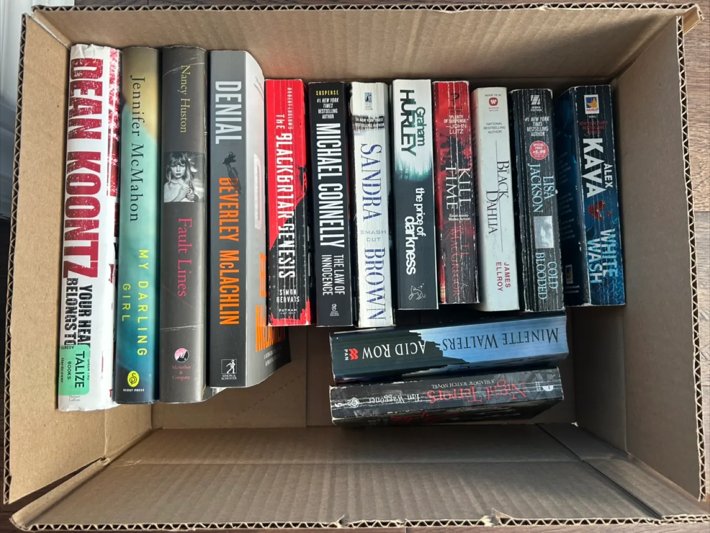 $10 for Entire Box of Books (14 Mystery / Thriller Books) thumbnail