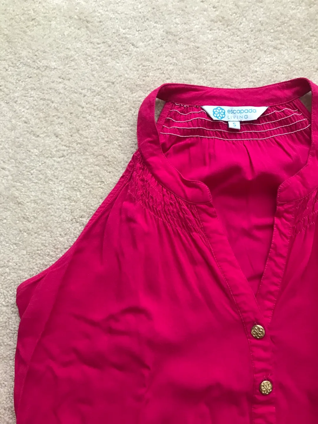 Escapada Living Pink Halter Neck Top 🧡 image indicator(3)