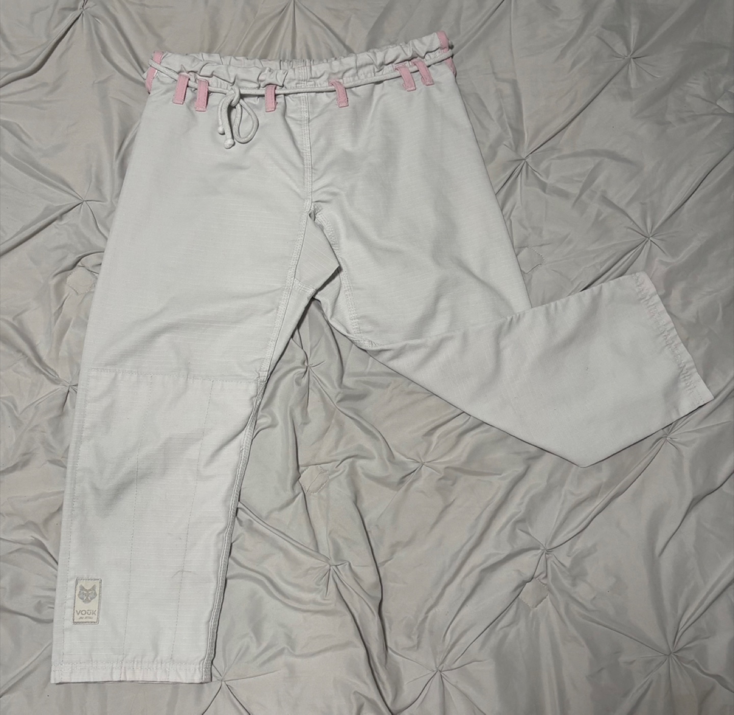 VOUK Jiu-Jitsu Gi - White/Pink - Limited Edition - photo 5