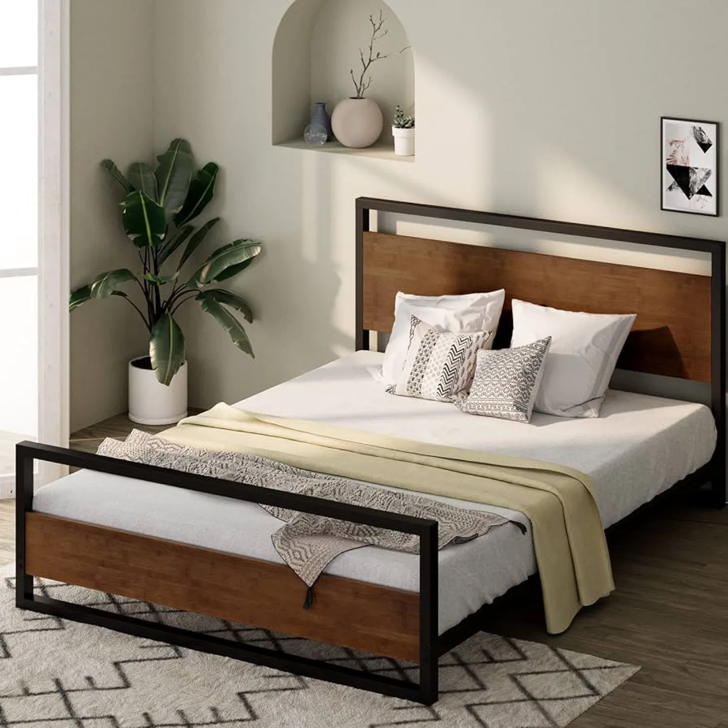 Free delivery Full Size Metal Bed Frame thumbnail