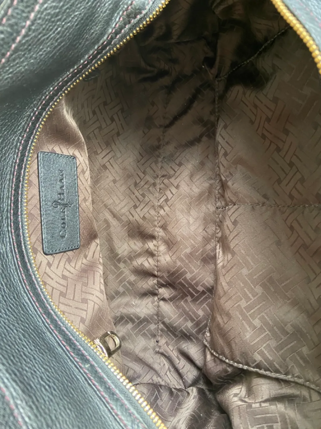 Authentic Cole Haan Genuine  Leather Handbag image indicator(7)