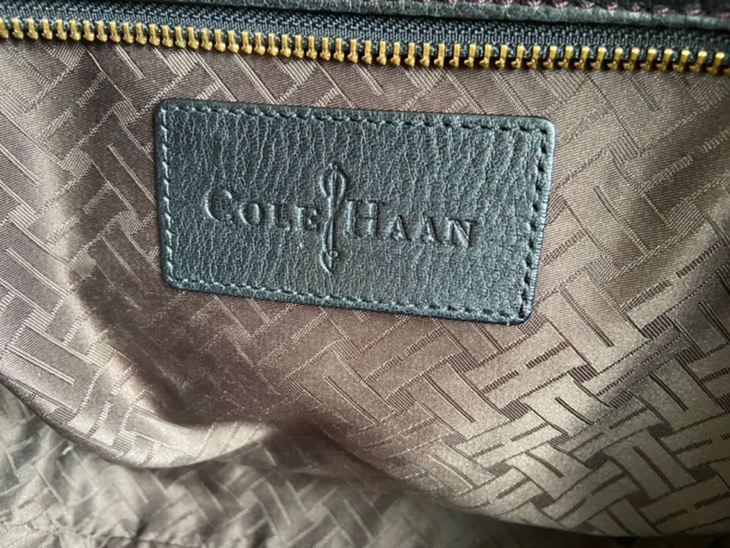 Authentic Cole Haan Genuine  Leather Handbag image indicator(8)