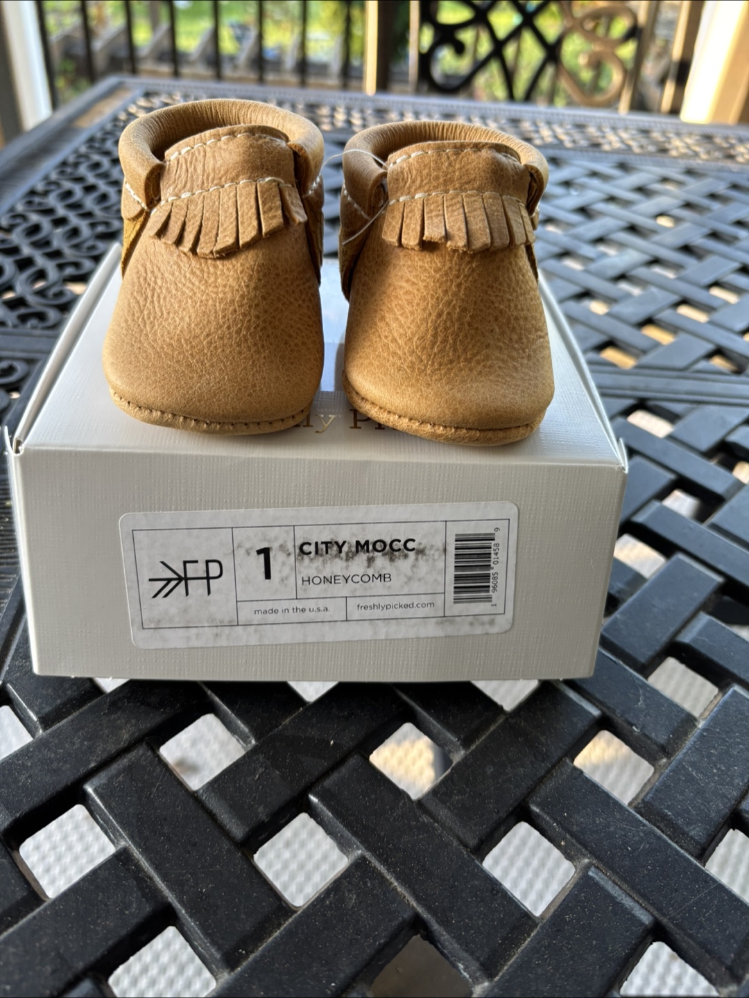 Freshly Picked City Moccasins - Honeycomb - Size 1