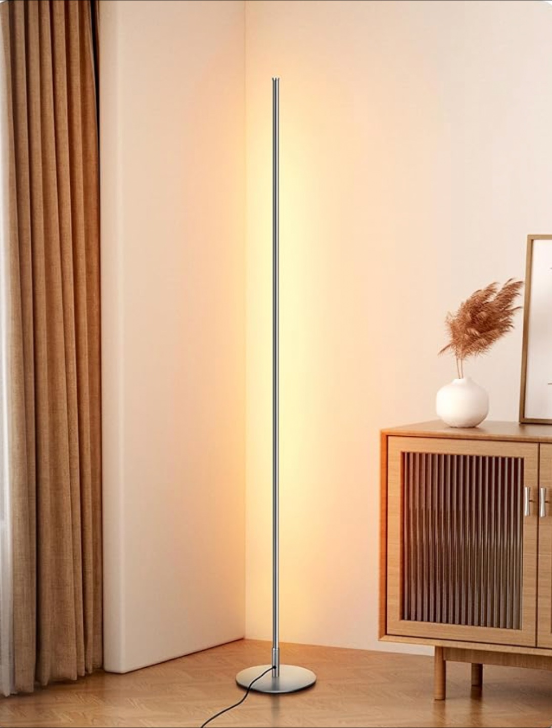 EDISHINE LED Corner Floor Lamp – Remote Control - photo 4