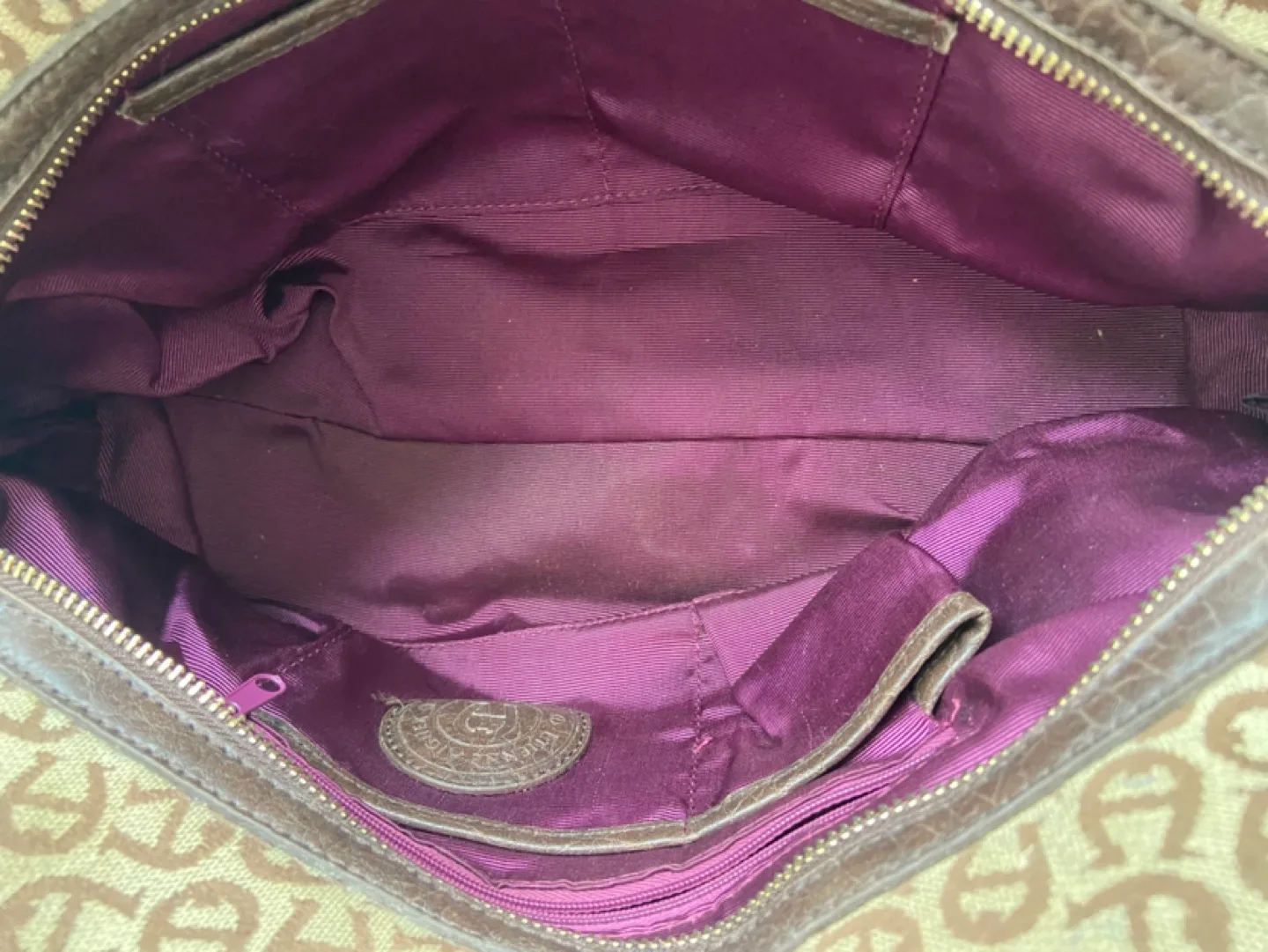 Etienne Aigner Brown Handbag image indicator(5)