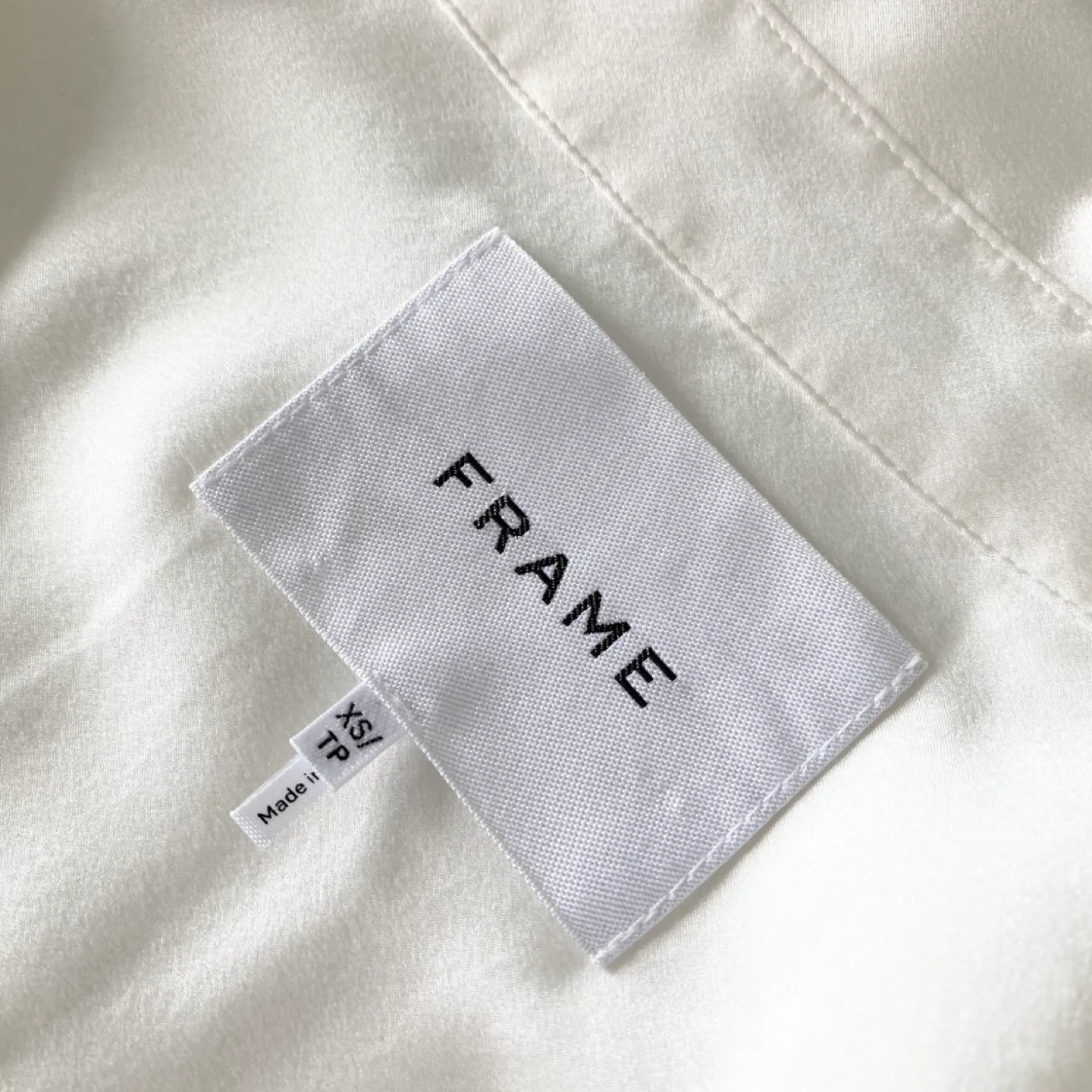 Frame 100% Silk Boyfriend Button-Up Shirt image indicator(9)