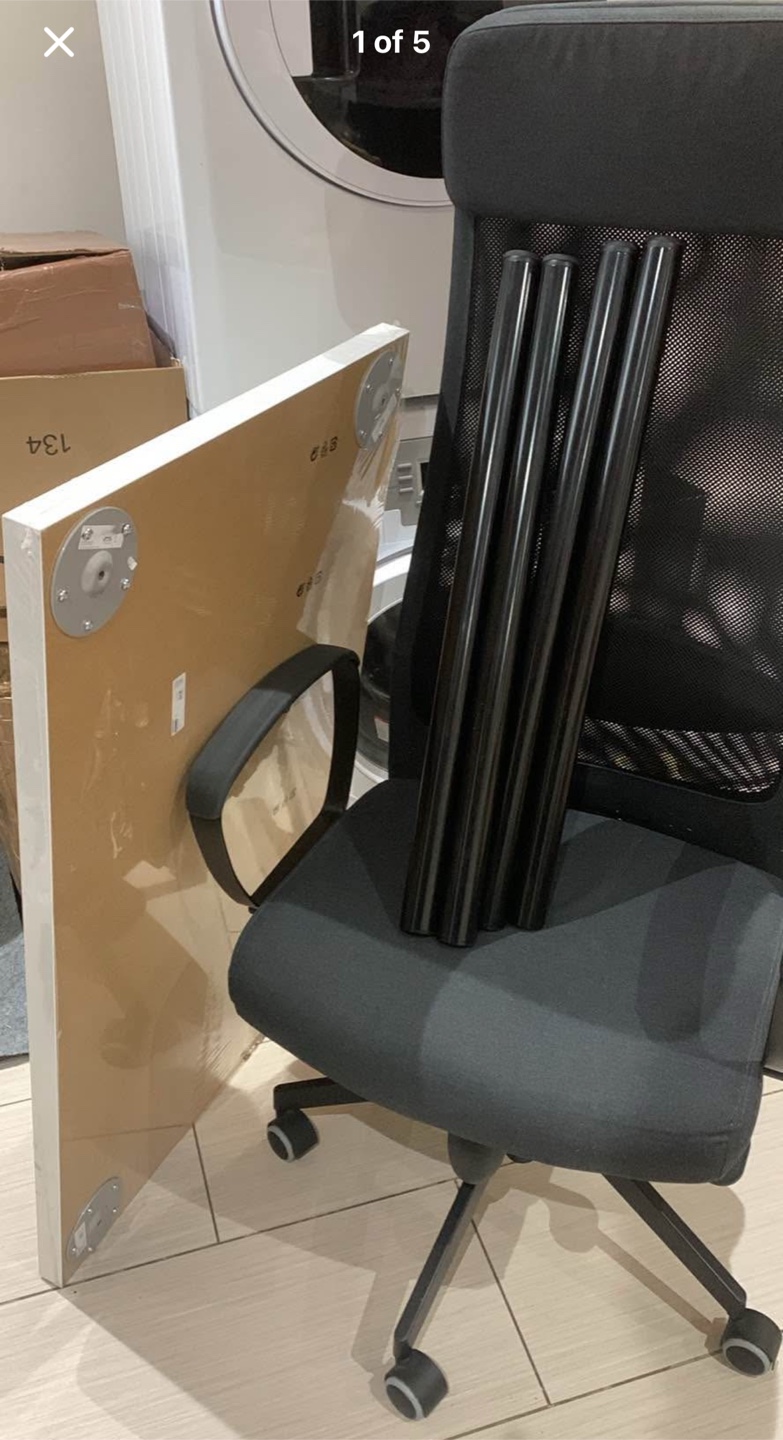 IKEA LINNMON Tabletop and Legs - photo 4
