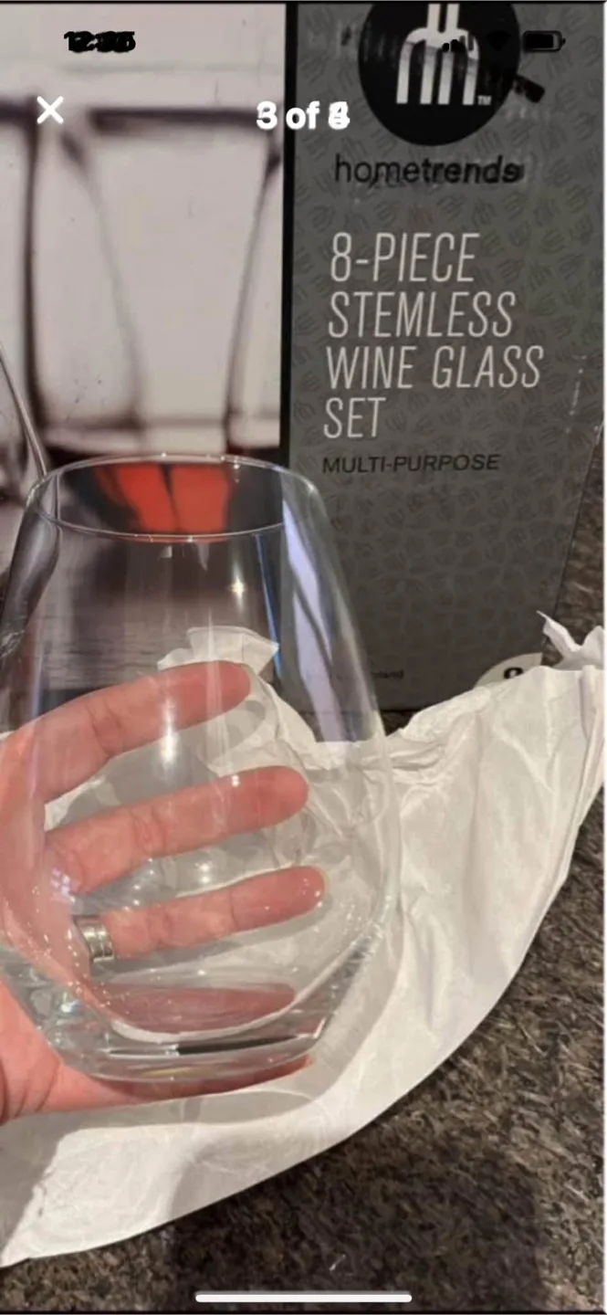 New 8 Wine Glasses 16oz🧡 image indicator(3)