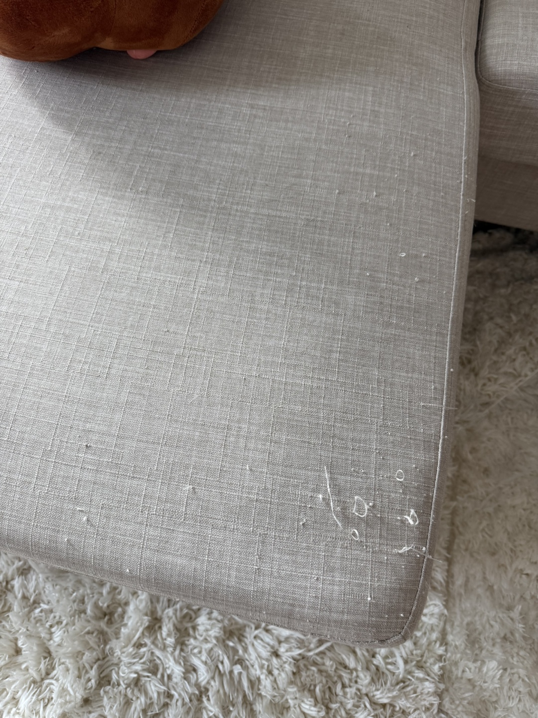 Beige Sectional Sofa - photo 3