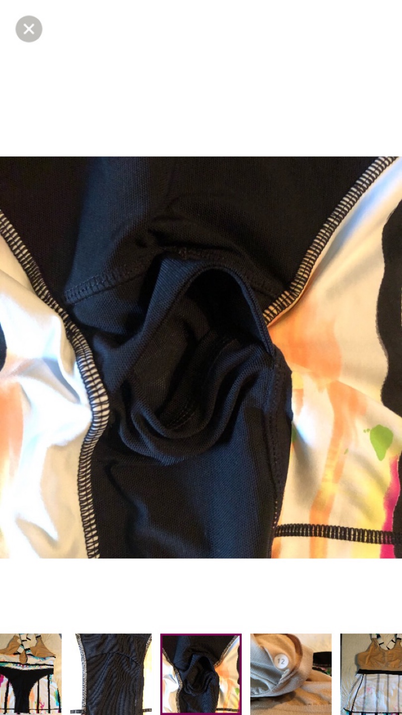 Lululemon Size 12 Tank Top -  Watercolour Print - photo 3