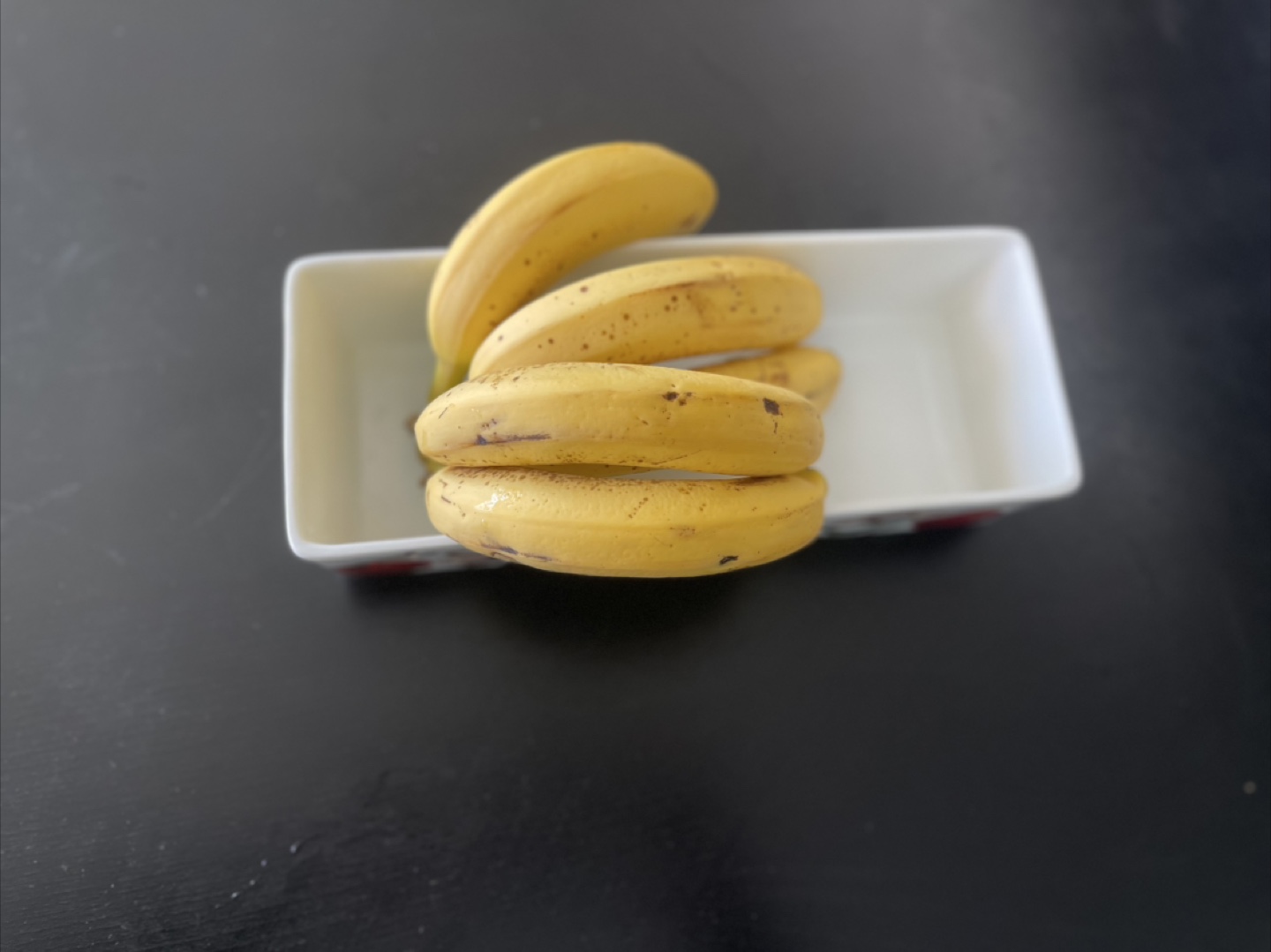 White Ceramic Vegetable Print Serving Dish - photo 4