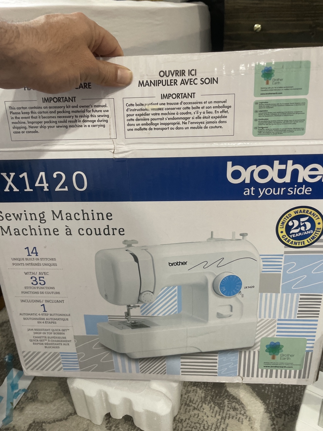 Brother JX1420 Sewing Machine - photo 4