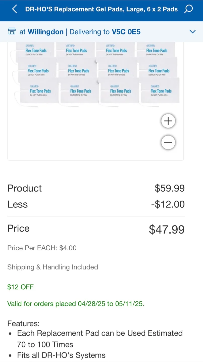 🆕 DR-HO'S Replacement Pads - Size B 🧡 image indicator(3)