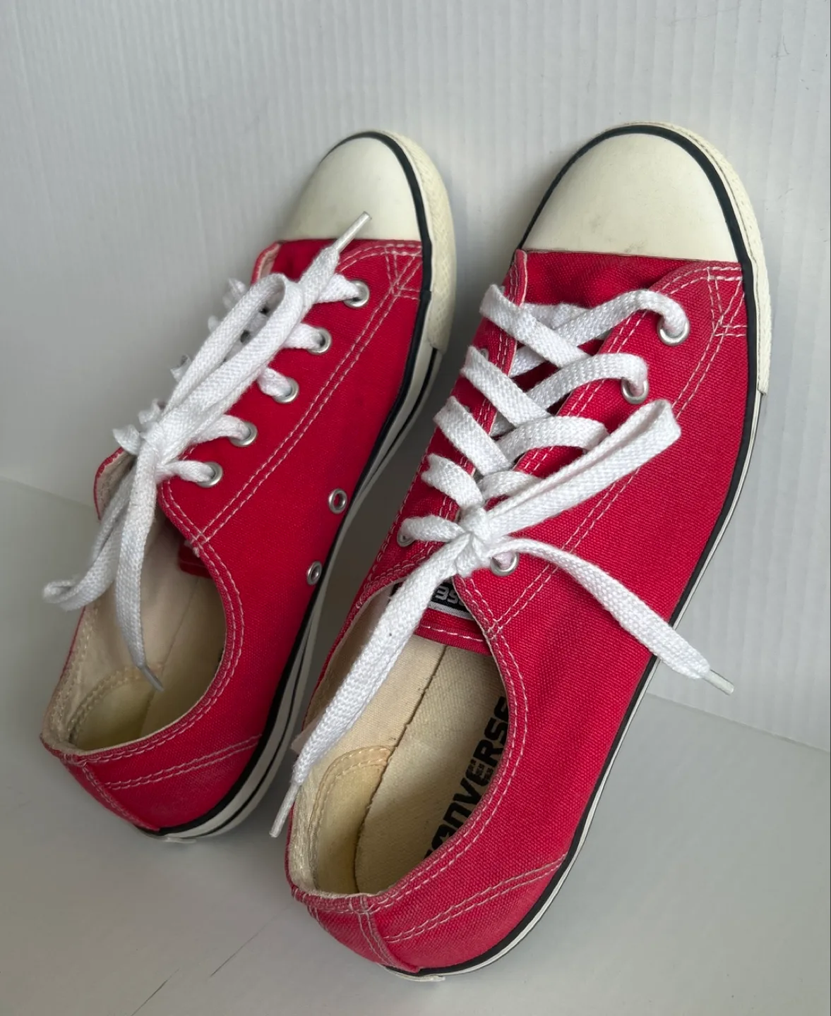 Converse All Star Red Canvas Sneakers image indicator(2)
