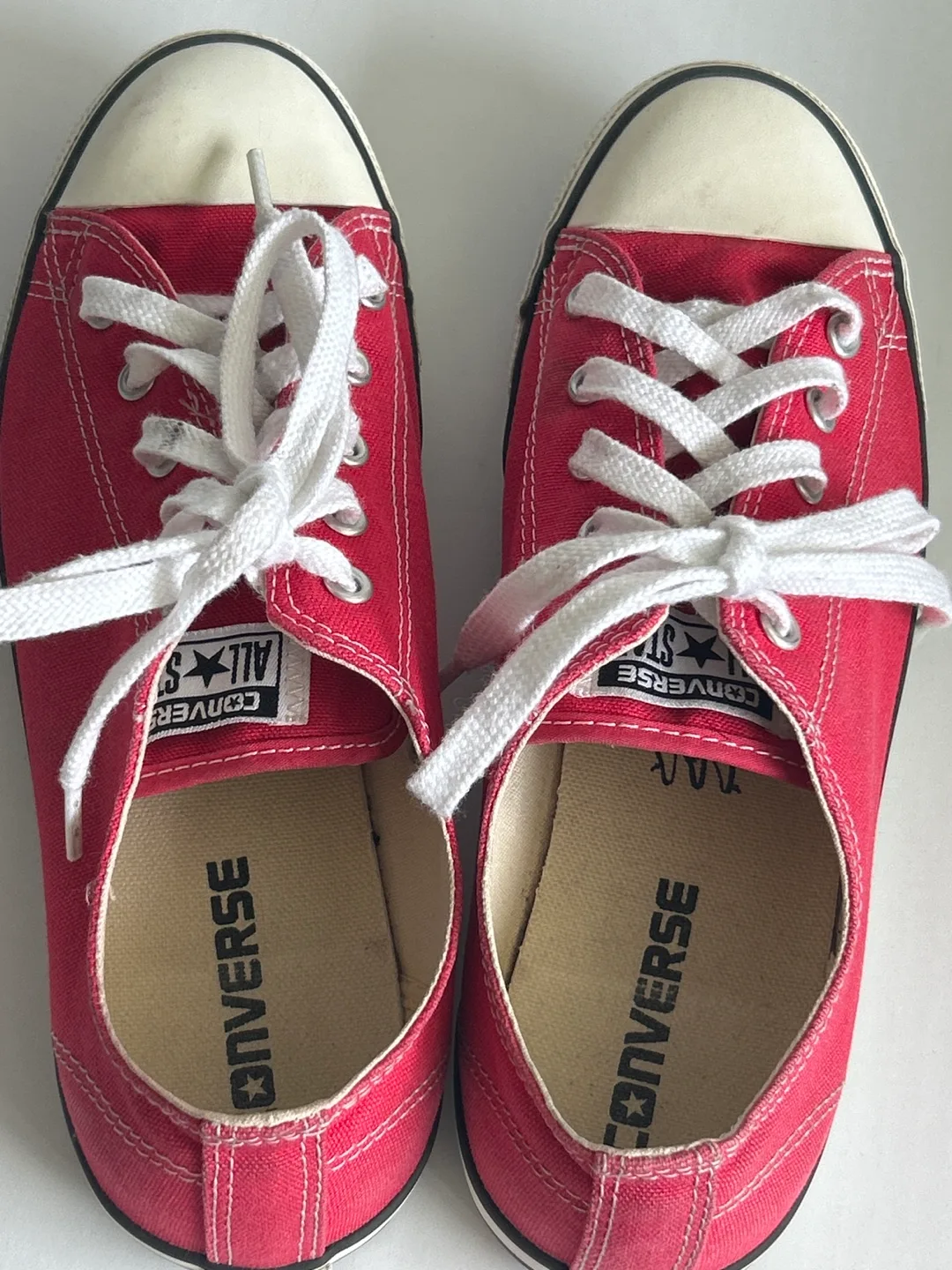 Converse All Star Red Canvas Sneakers image indicator(3)
