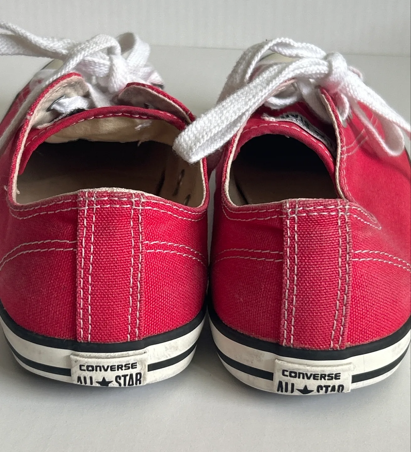 Converse All Star Red Canvas Sneakers image indicator(4)