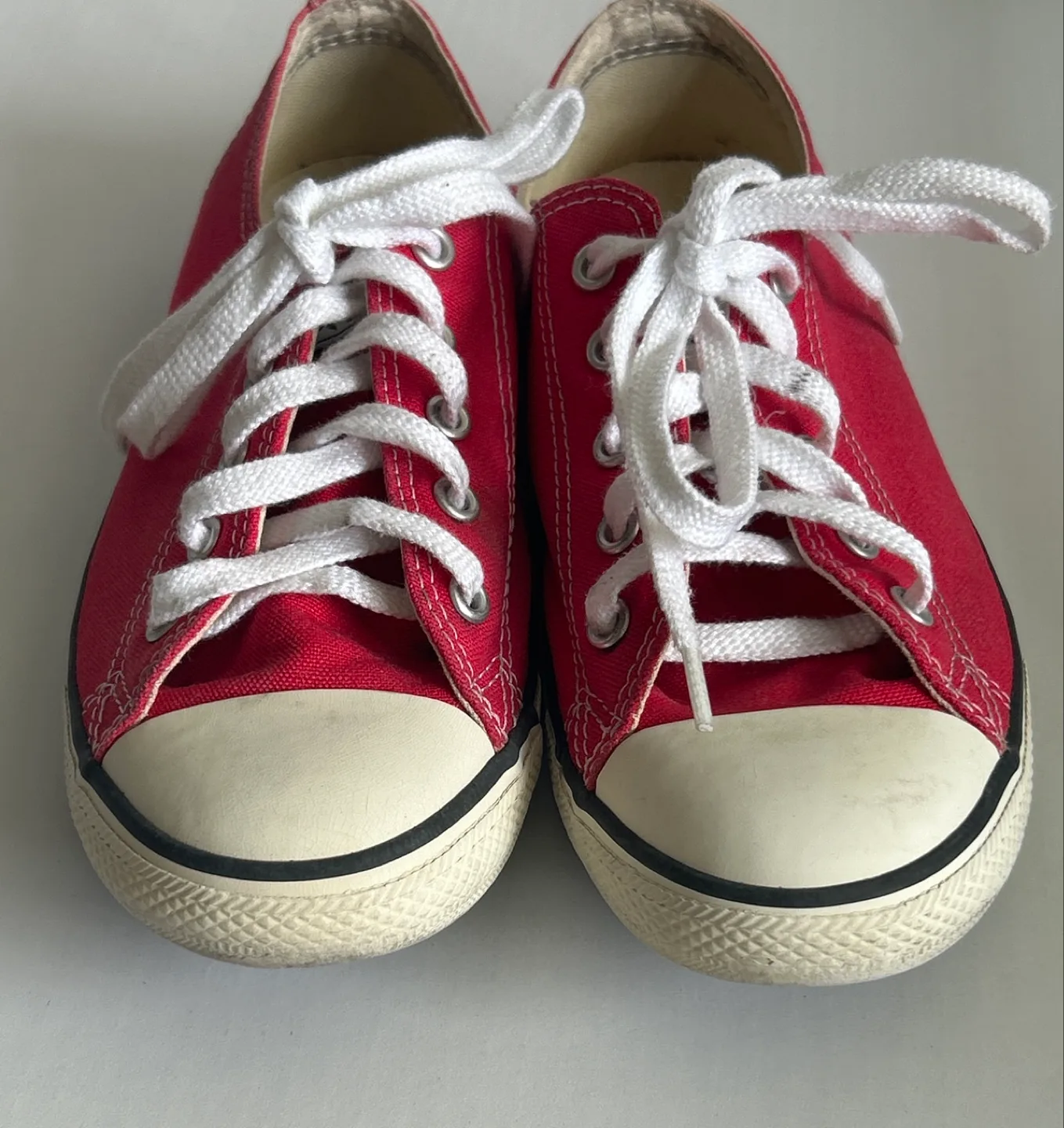 Converse All Star Red Canvas Sneakers image indicator(5)