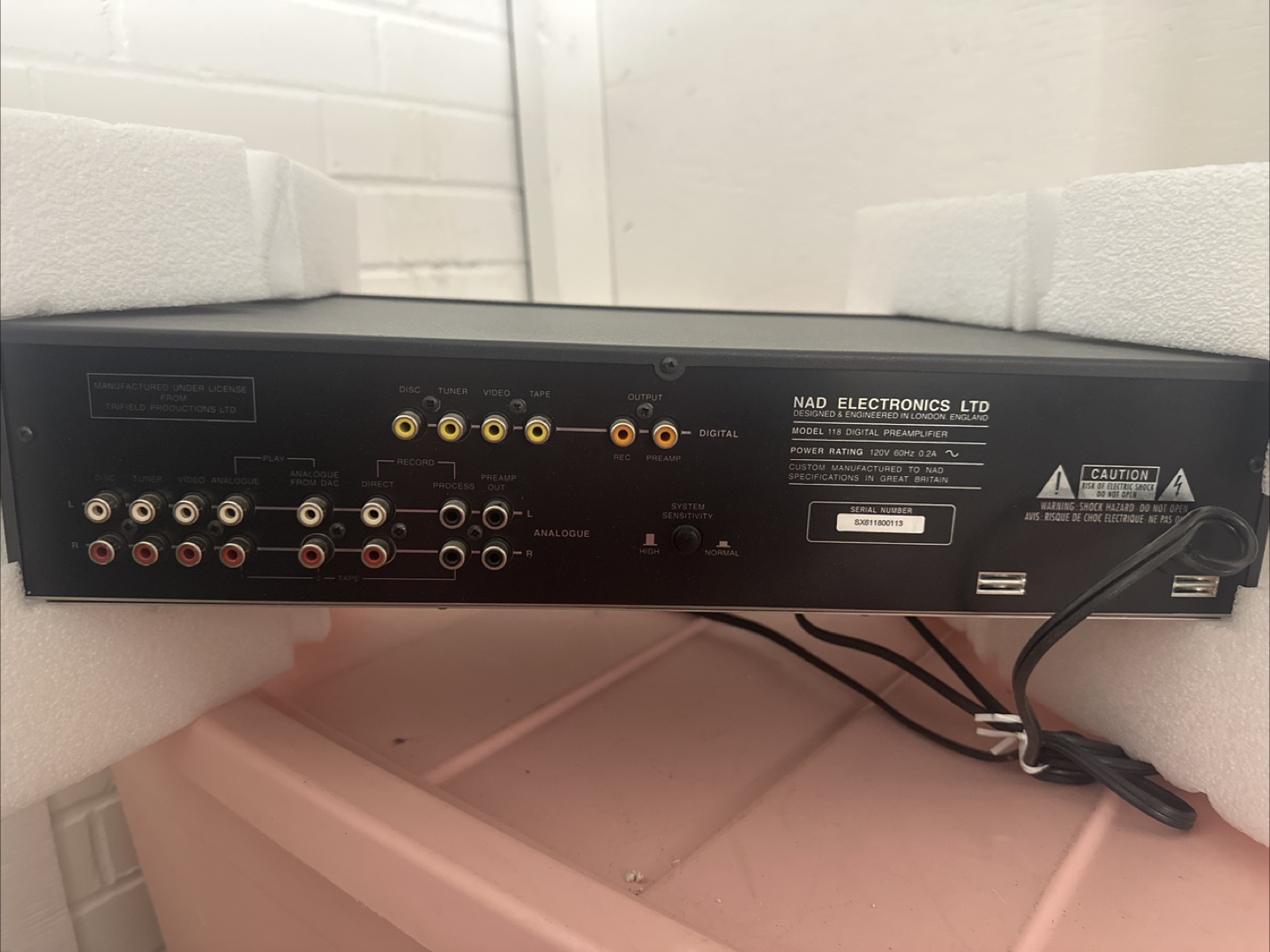 NAD Electronics LTD Model 118 Digital Preamplifier - photo 4