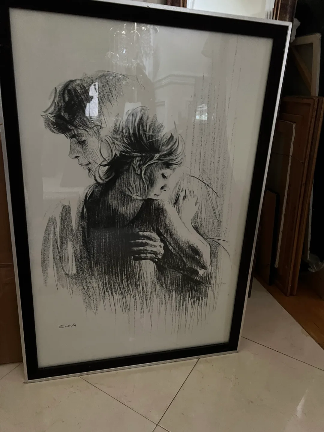 Antique Framed Tapestry of The Last Supper image indicator(3)