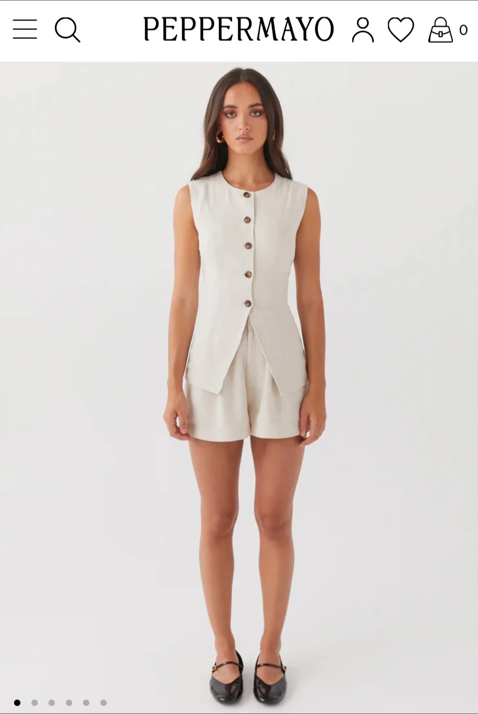 BNWT Peppermayo Linen Shorts (0) thumbnail