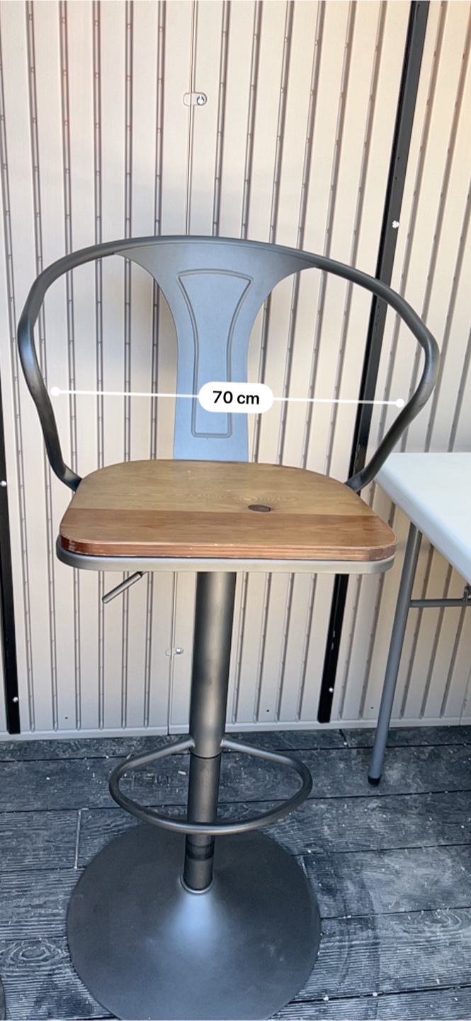 Set of Two Swivel Bar Stools - photo 3