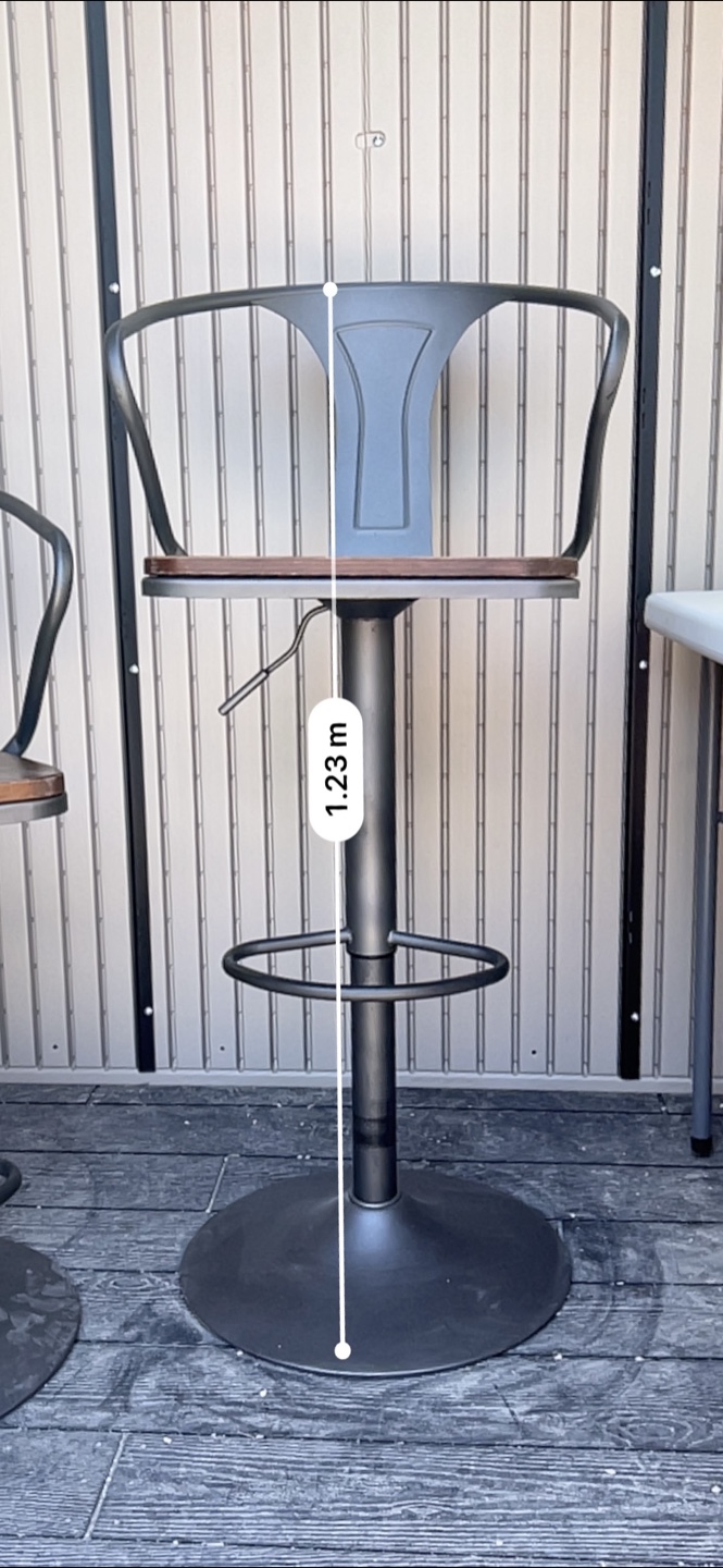 Set of Two Swivel Bar Stools