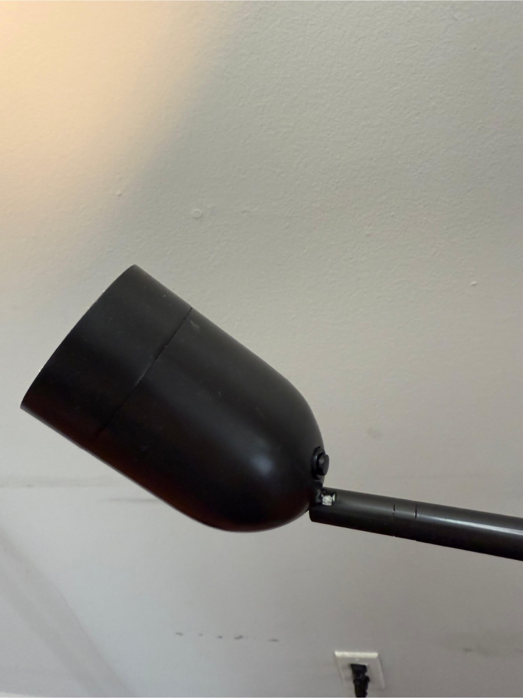 Pair of Black Floor Lamps with Adjustable Spotlights - photo 2