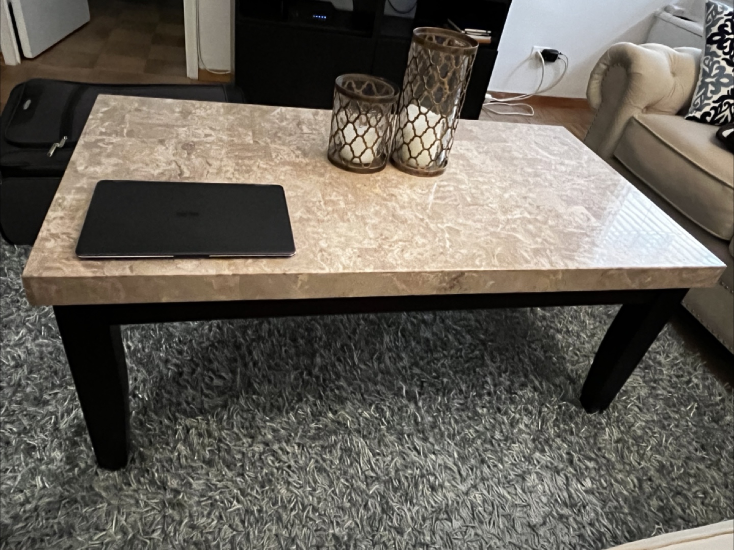 Marble Top Coffee Table