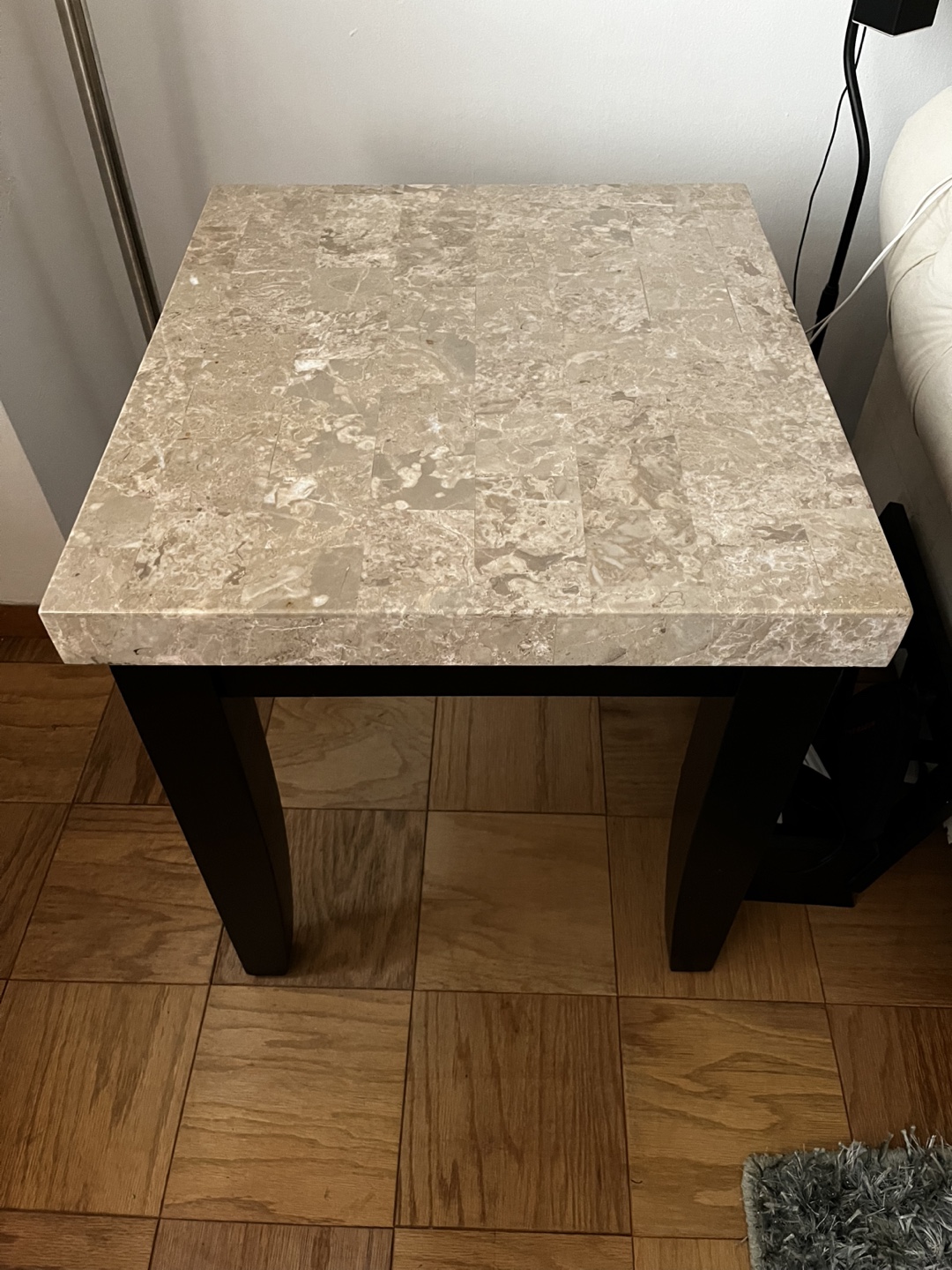 Marble Top End Table - photo 3